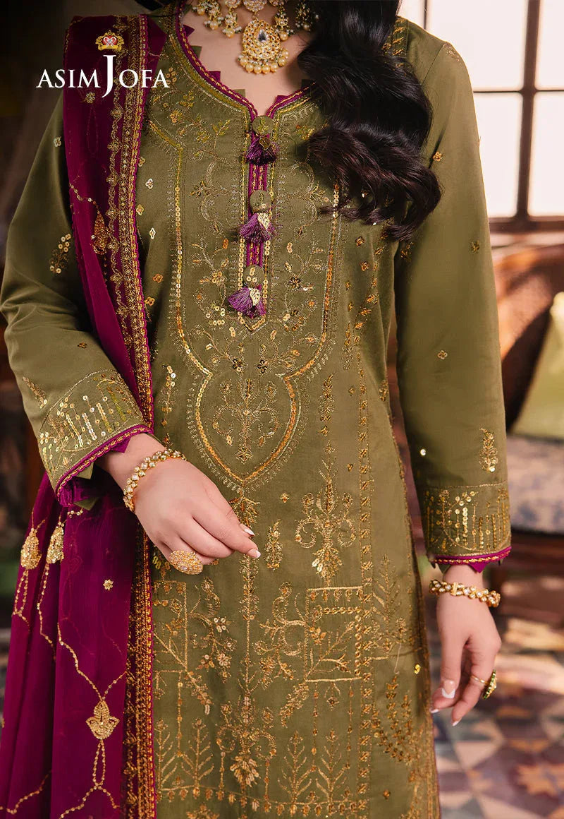 Asim Jofa | Afsanay Luxury Pret | AJLP-08 - Rang-e-Khaas