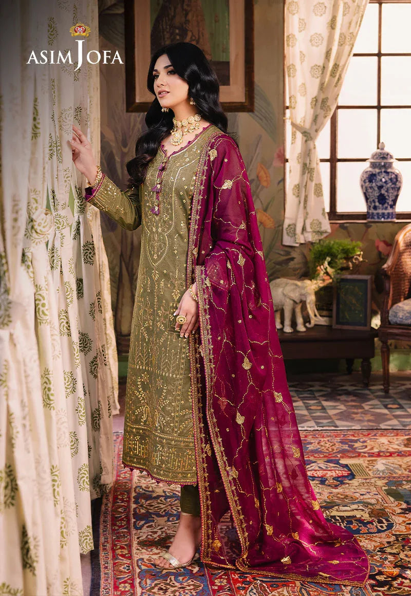 Asim Jofa | Afsanay Luxury Pret | AJLP-08 - Rang-e-Khaas