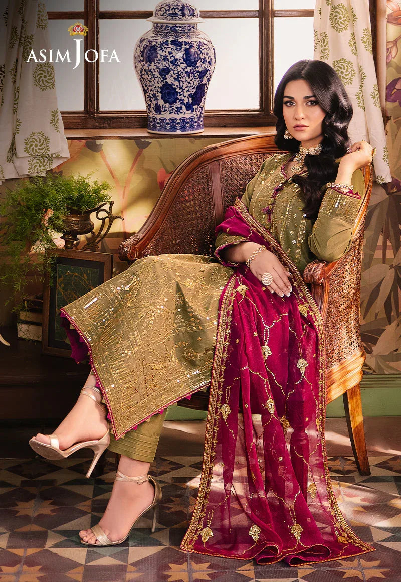 Asim Jofa | Afsanay Luxury Pret | AJLP-08 - Rang-e-Khaas