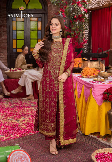 Asim Jofa | Pyaar Diyan Gallan Formals | AJEM-23 - Rang-e-Khaas