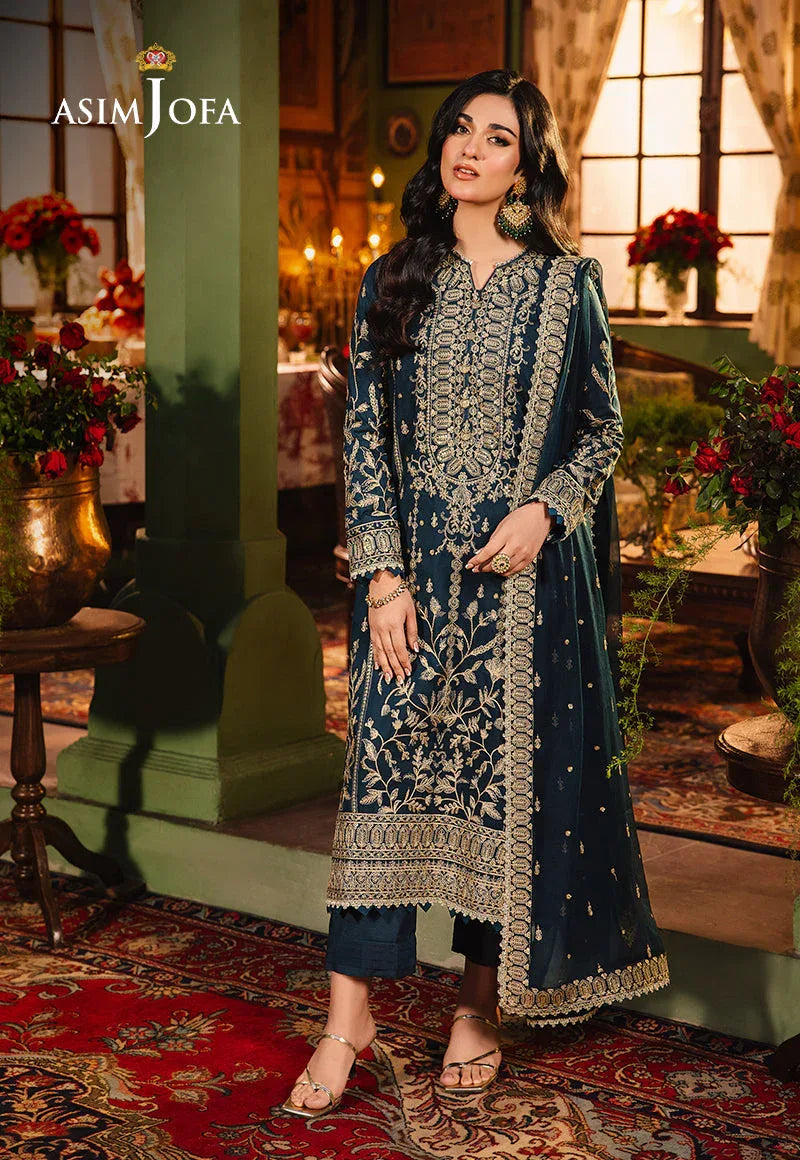 Asim Jofa | Afsanay Luxury Pret | AJLP-07 - Rang-e-Khaas