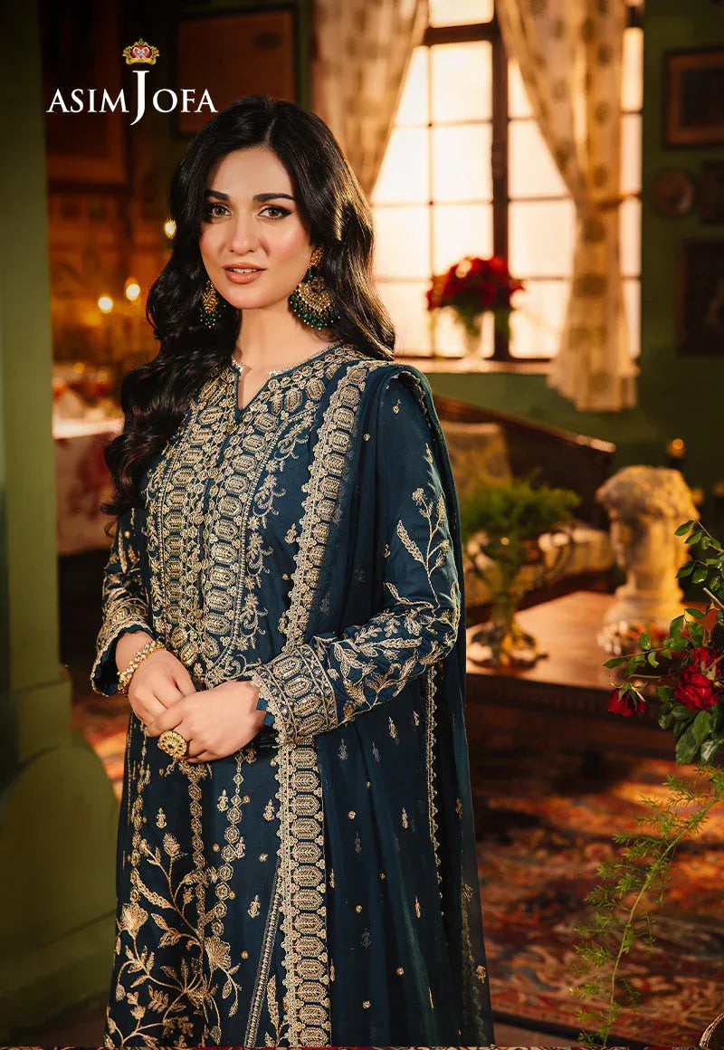 Asim Jofa | Afsanay Luxury Pret | AJLP-07 - Rang-e-Khaas