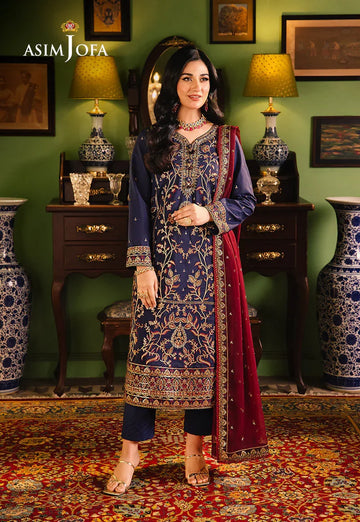 Asim Jofa | Afsanay Luxury Pret | AJLP-02 - Rang-e-Khaas