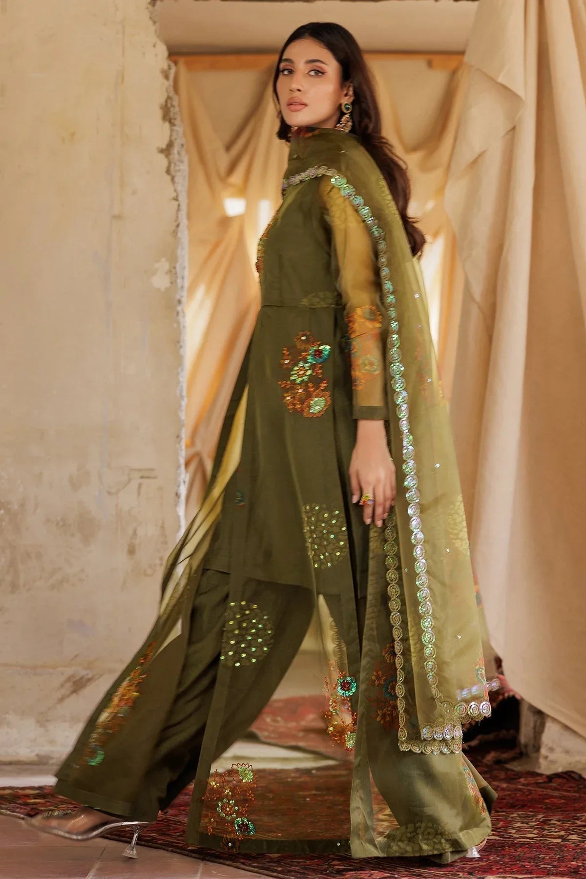 Charizma | Festive Pret | CMA-5-128 - Rang-e-Khaas