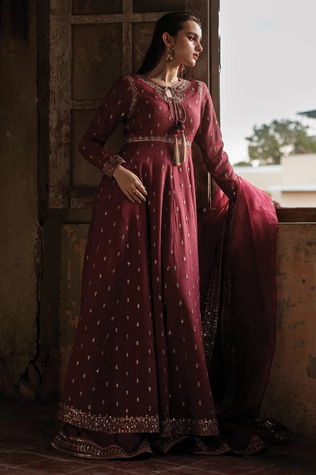 Charizma | Statement Dresses | CMA-4-088 - Rang-e-Khaas