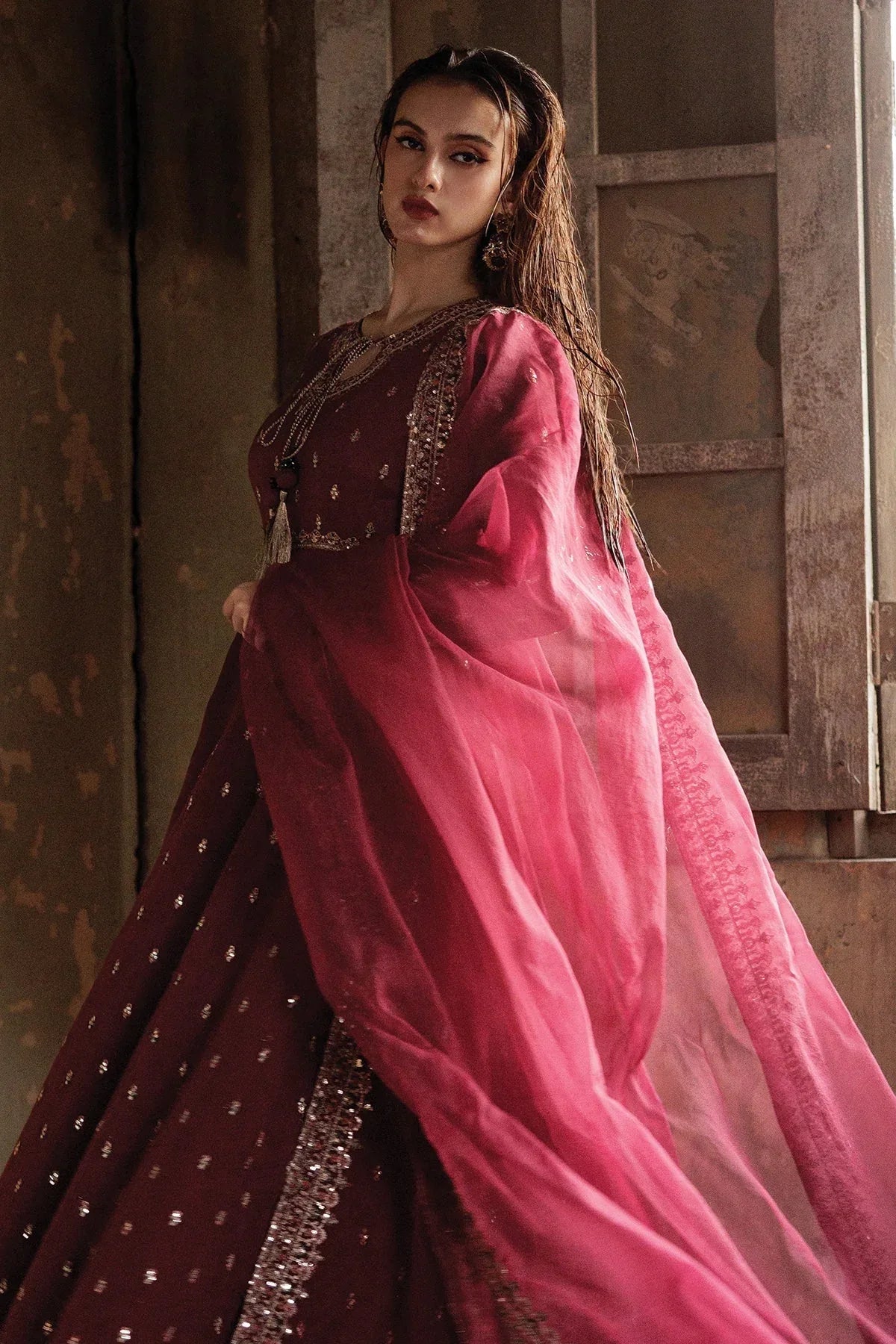 Charizma | Statement Dresses | CMA-4-088 - Rang-e-Khaas