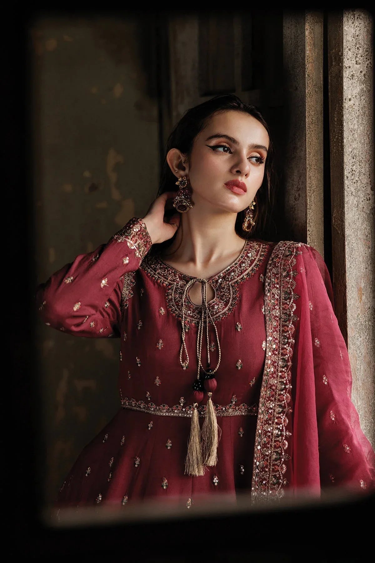 Charizma | Statement Dresses | CMA-4-088 - Rang-e-Khaas