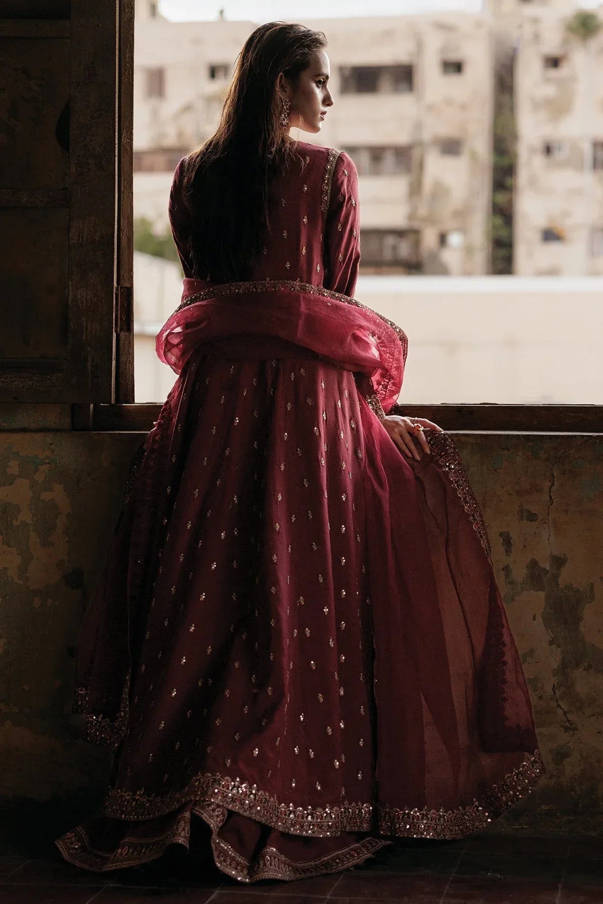 Charizma | Statement Dresses | CMA-4-088 - Rang-e-Khaas
