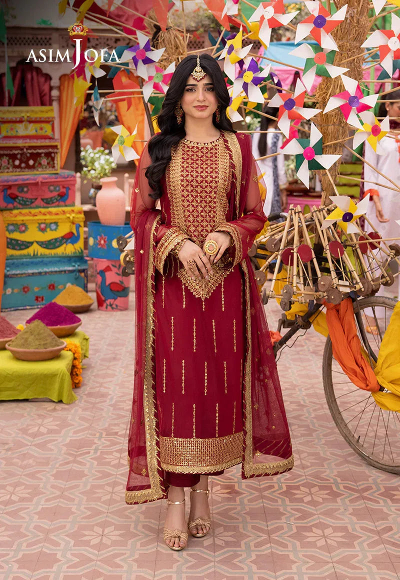 Asim Jofa | Pyaar Diyan Gallan Formals | AJEM-10 - Rang-e-Khaas