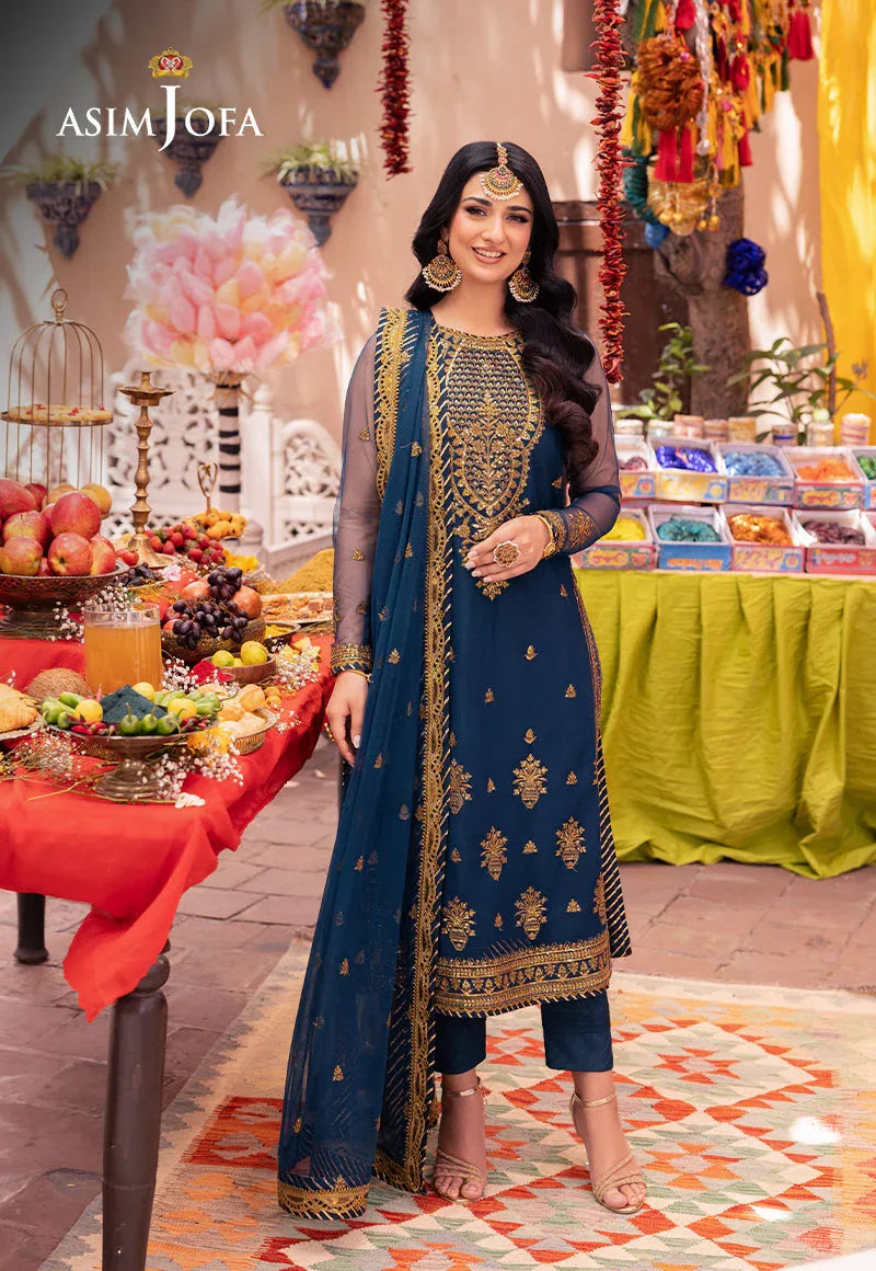 Asim Jofa | Pyaar Diyan Gallan Formals | AJEM-07 - Rang-e-Khaas