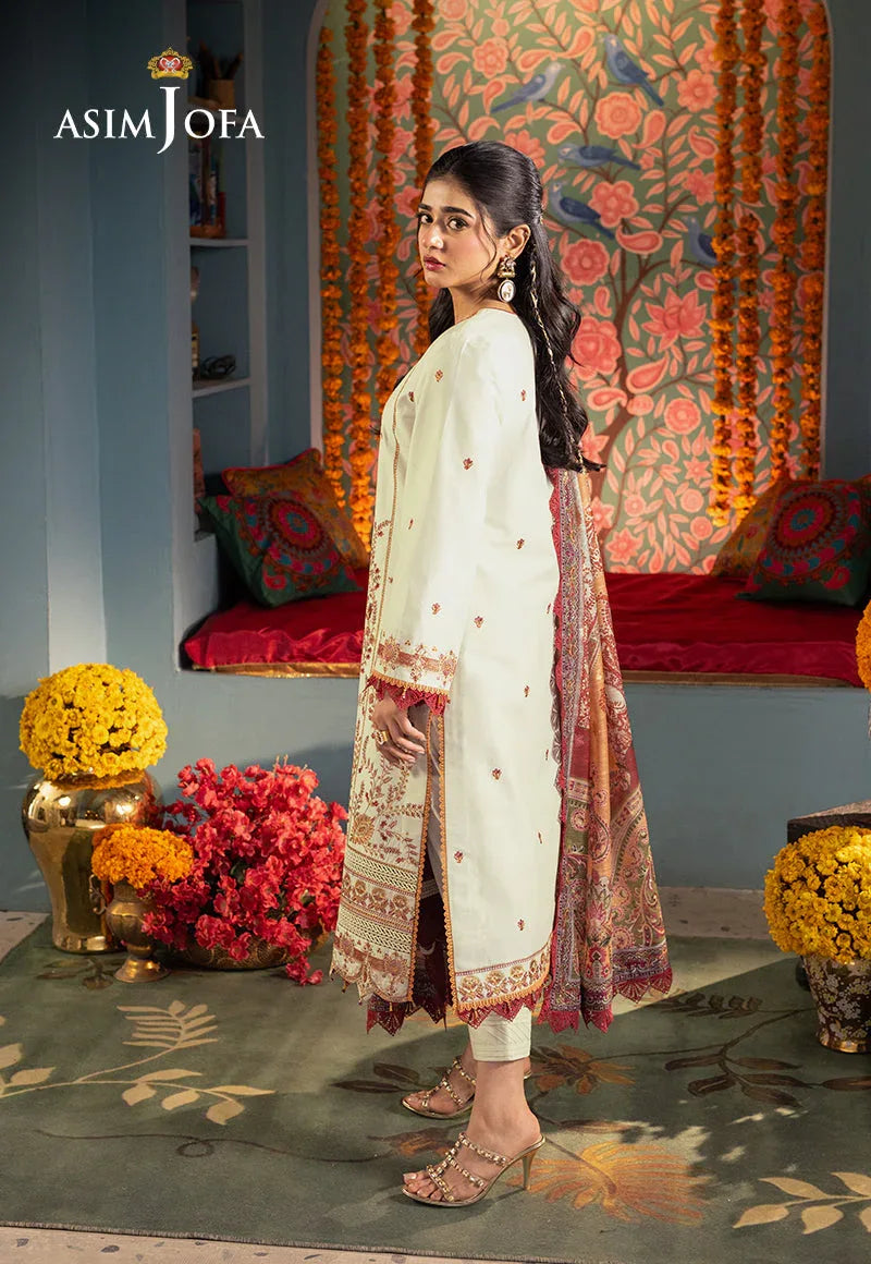 Asim Jofa | Asra Festive Essentials | AJRA-09 - Rang-e-Khaas