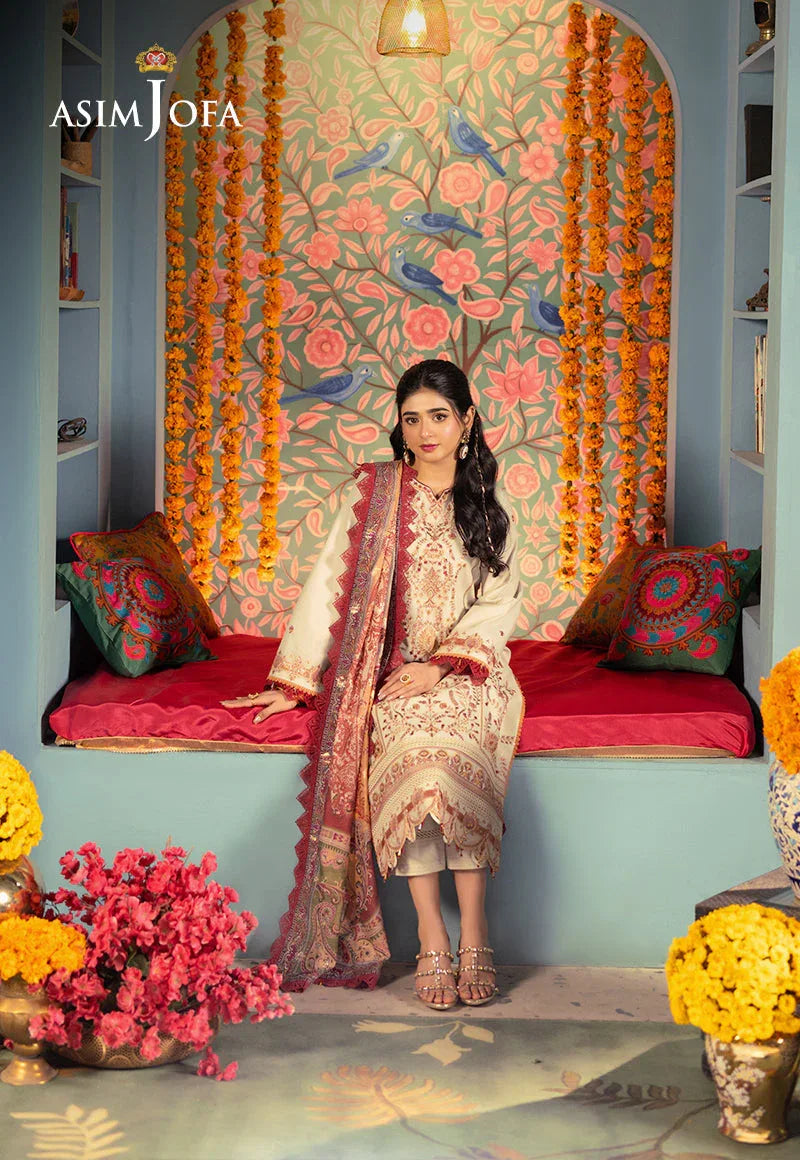 Asim Jofa | Asra Festive Essentials | AJRA-09 - Rang-e-Khaas