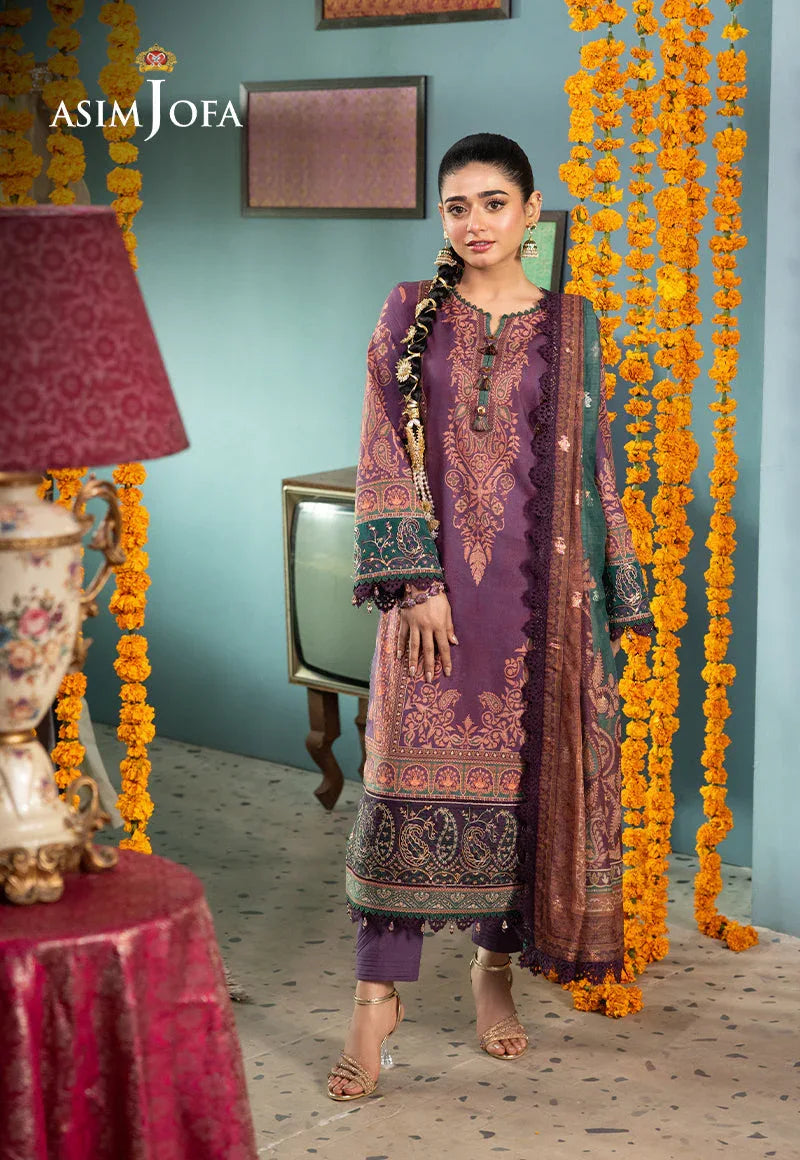 Asim Jofa | Asra Festive Essentials | AJRA-02 - Rang-e-Khaas