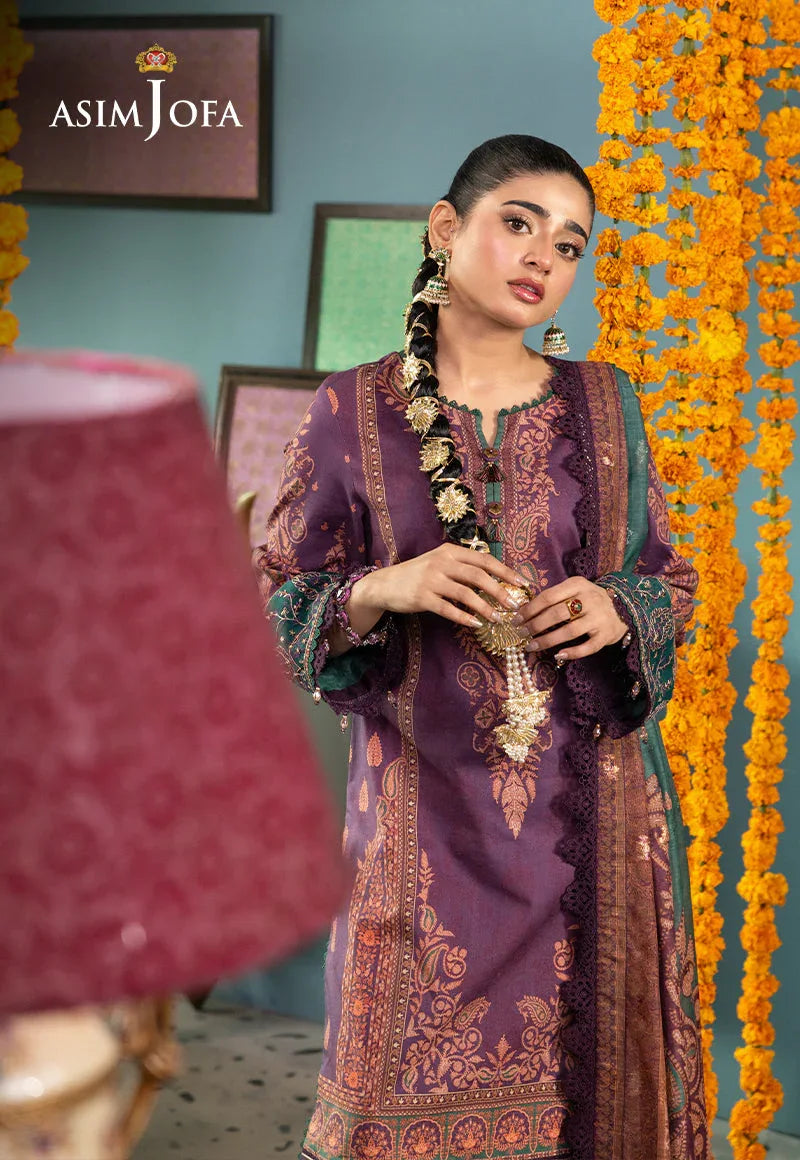 Asim Jofa | Asra Festive Essentials | AJRA-02 - Rang-e-Khaas
