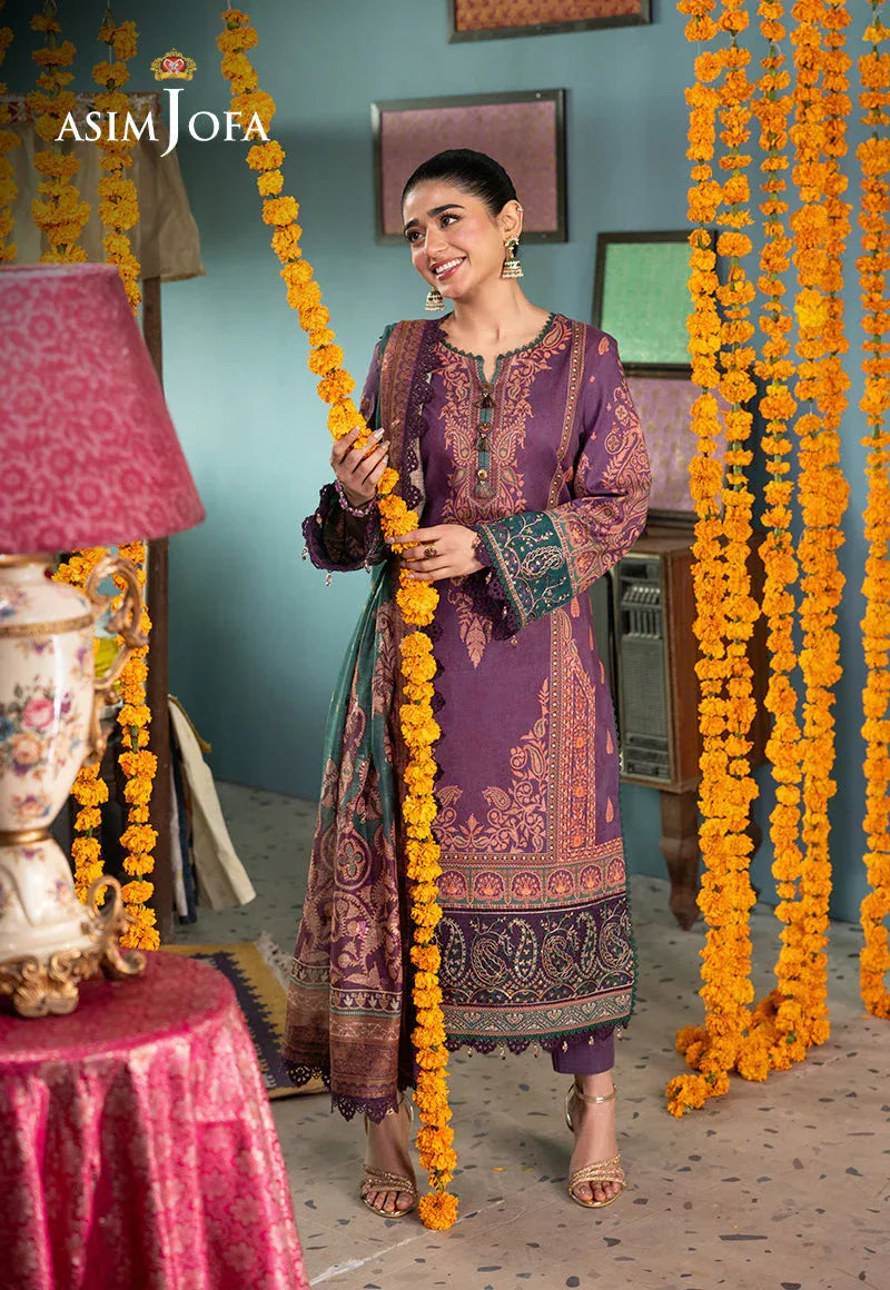 Asim Jofa | Asra Festive Essentials | AJRA-02 - Rang-e-Khaas