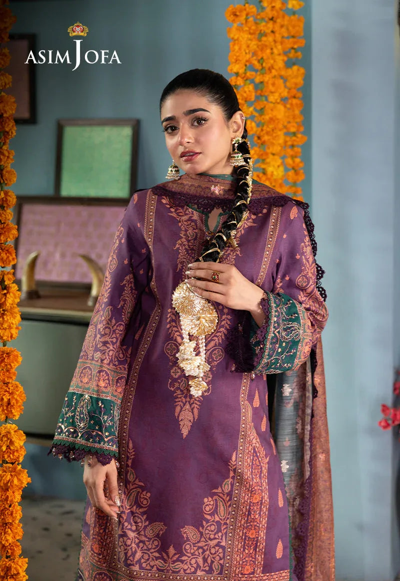 Asim Jofa | Asra Festive Essentials | AJRA-02 - Rang-e-Khaas