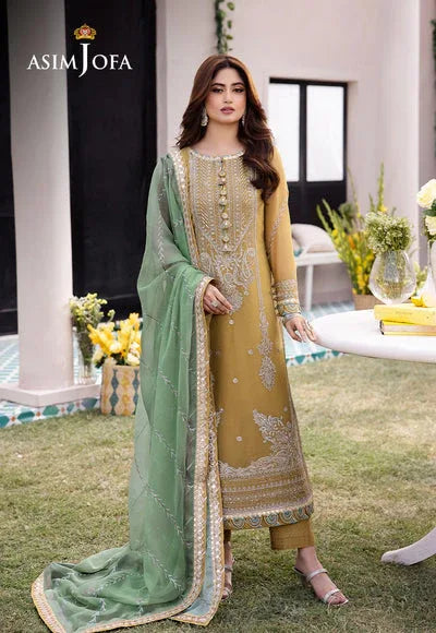Asim Jofa | Dhanak Rang Collection | AJCF-16 - Rang-e-Khaas