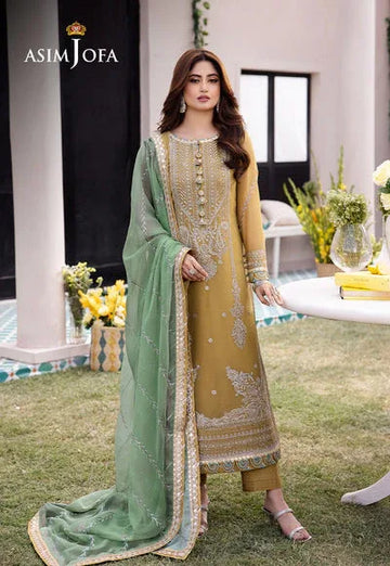 Asim Jofa | Dhanak Rang Collection | AJCF-16 - Rang-e-Khaas