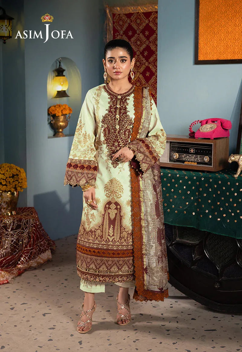 Asim Jofa | Asra Festive Essentials | AJRA-05 - Rang-e-Khaas