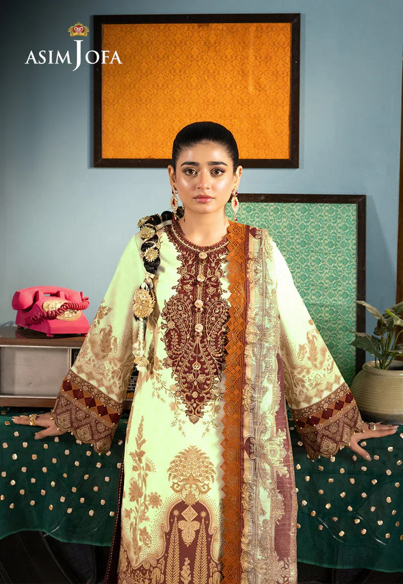 Asim Jofa | Asra Festive Essentials | AJRA-05 - Rang-e-Khaas