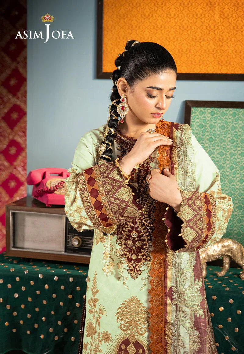 Asim Jofa | Asra Festive Essentials | AJRA-05 - Rang-e-Khaas
