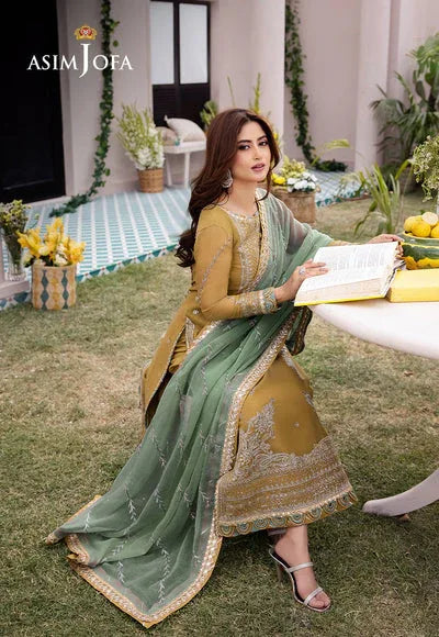 Asim Jofa | Dhanak Rang Collection | AJCF-16 - Rang-e-Khaas