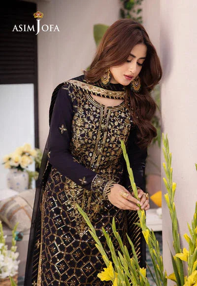 Asim Jofa | Dhanak Rang Collection | AJCF-04 - Rang-e-Khaas