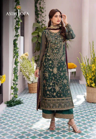 Asim Jofa | Dhanak Rang Collection | AJCF-10 - Rang-e-Khaas