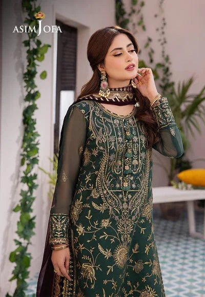 Asim Jofa | Dhanak Rang Collection | AJCF-10 - Rang-e-Khaas