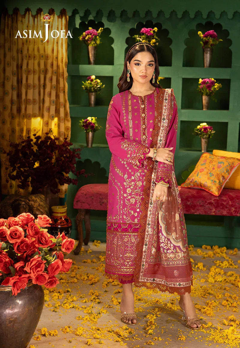Asim Jofa | Asra Festive Essentials | AJRA-11 - Rang-e-Khaas