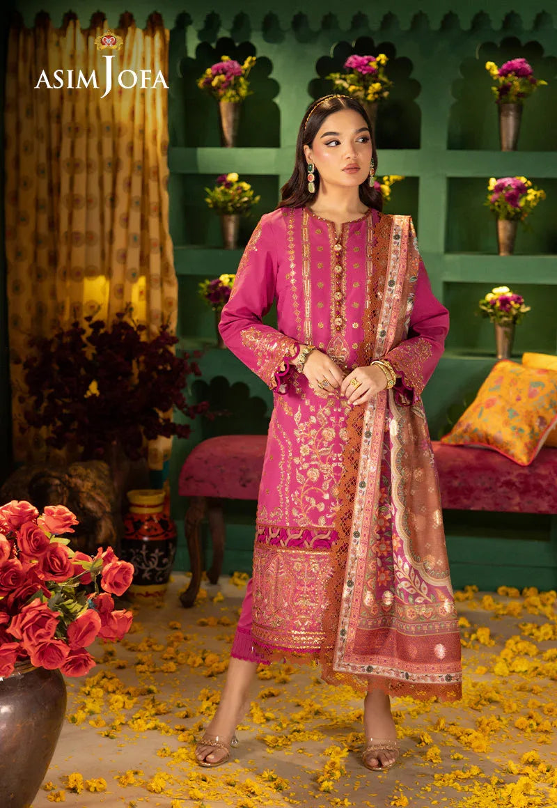 Asim Jofa | Asra Festive Essentials | AJRA-11 - Rang-e-Khaas