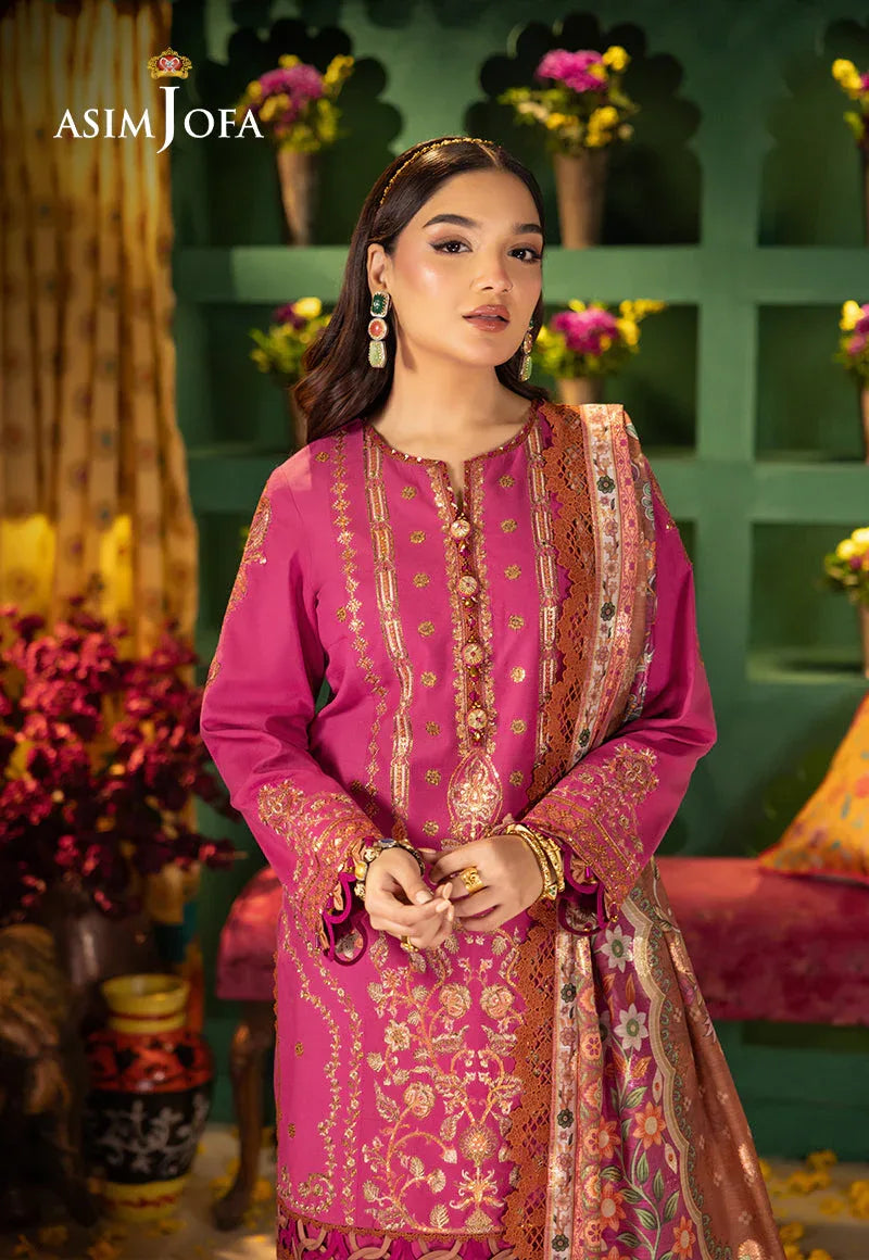 Asim Jofa | Asra Festive Essentials | AJRA-11 - Rang-e-Khaas