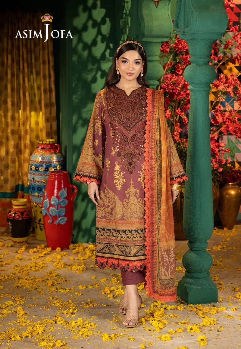 Asim Jofa | Asra Festive Essentials | AJRA-04 - Rang-e-Khaas