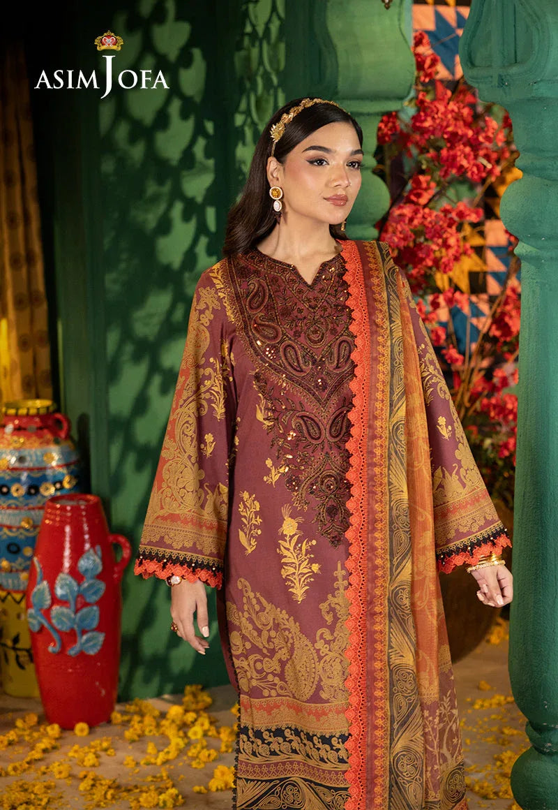 Asim Jofa | Asra Festive Essentials | AJRA-04 - Rang-e-Khaas