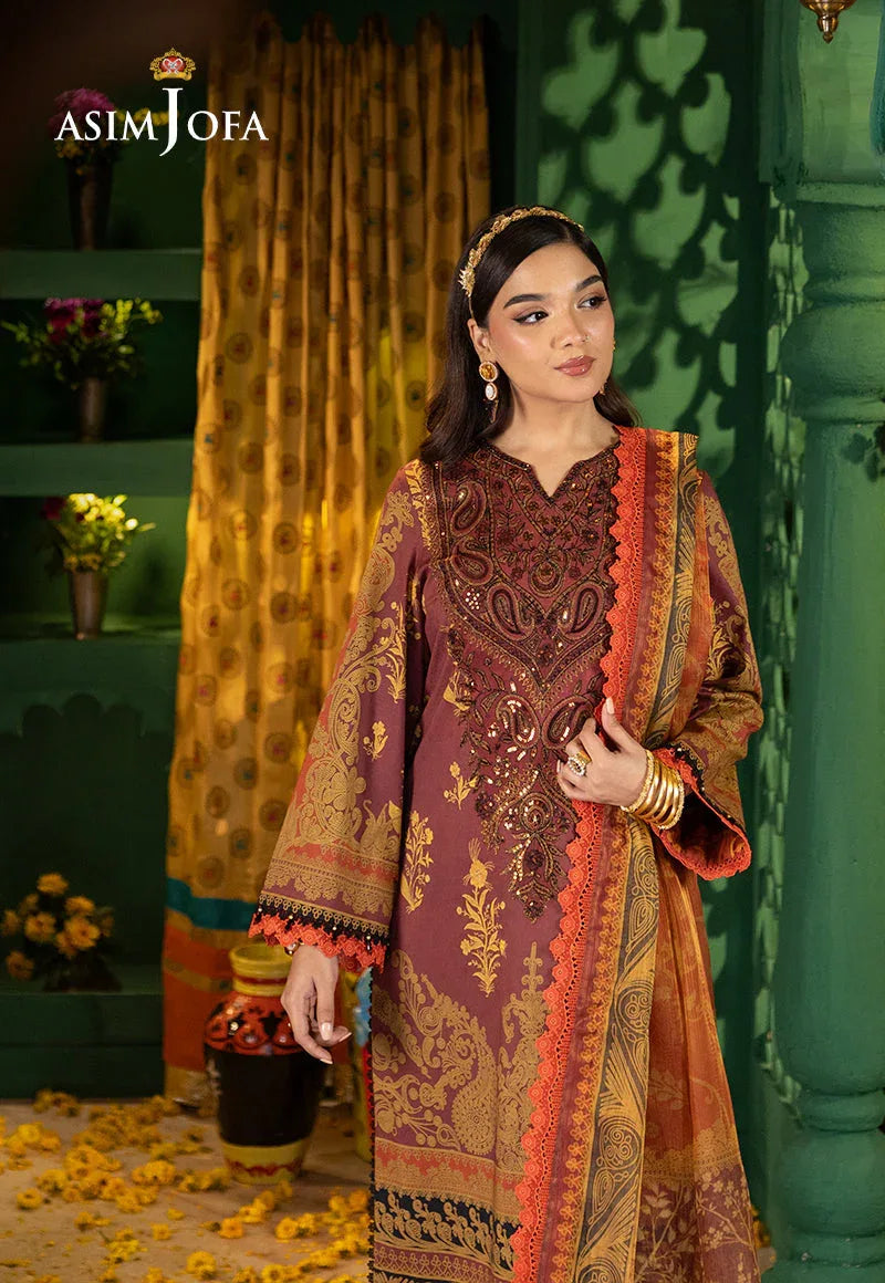 Asim Jofa | Asra Festive Essentials | AJRA-04 - Rang-e-Khaas