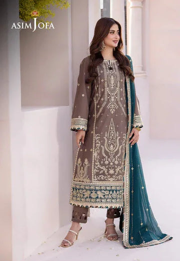 Asim Jofa | Dhanak Rang Collection | AJCF-30 - Rang-e-Khaas