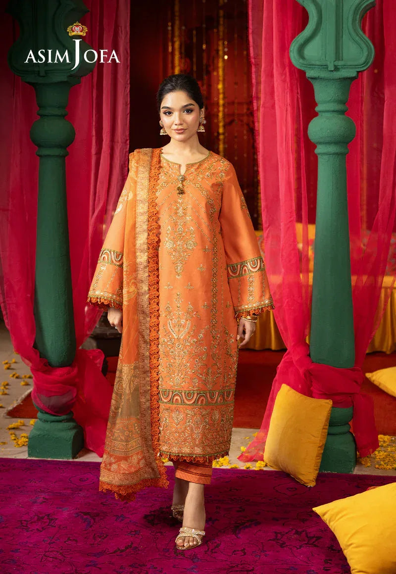Asim Jofa | Asra Festive Essentials | AJRA-14 - Rang-e-Khaas