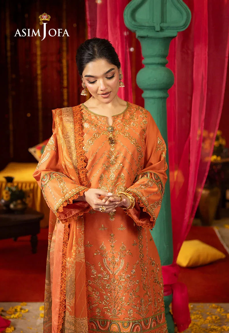 Asim Jofa | Asra Festive Essentials | AJRA-14 - Rang-e-Khaas