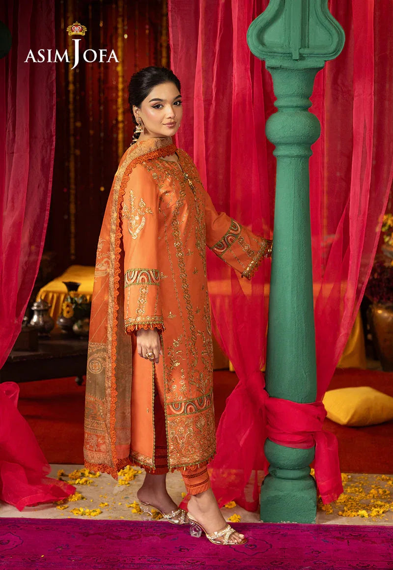 Asim Jofa | Asra Festive Essentials | AJRA-14 - Rang-e-Khaas