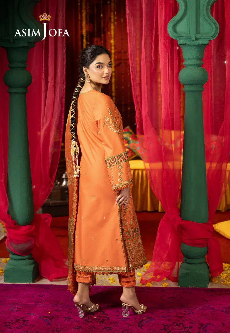 Asim Jofa | Asra Festive Essentials | AJRA-14 - Rang-e-Khaas