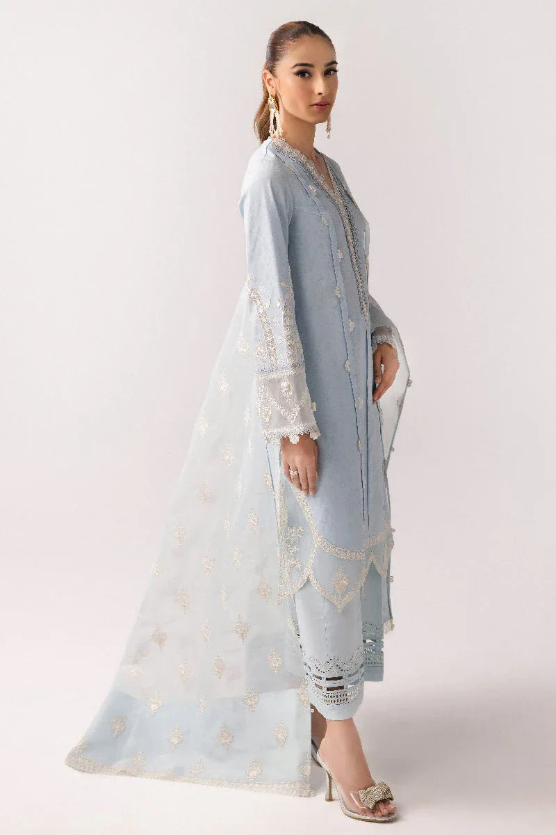Qalamkar | Basic Pret 25 | KT-04 Wardah - Rang-e-Khaas