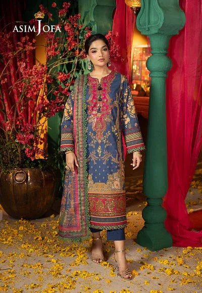 Asim Jofa | Asra Festive Essentials | AJRA-03 - Rang-e-Khaas