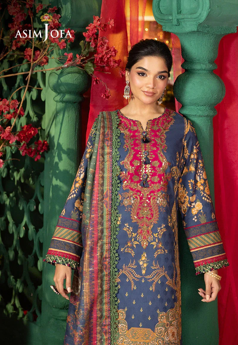 Asim Jofa | Asra Festive Essentials | AJRA-03 - Rang-e-Khaas