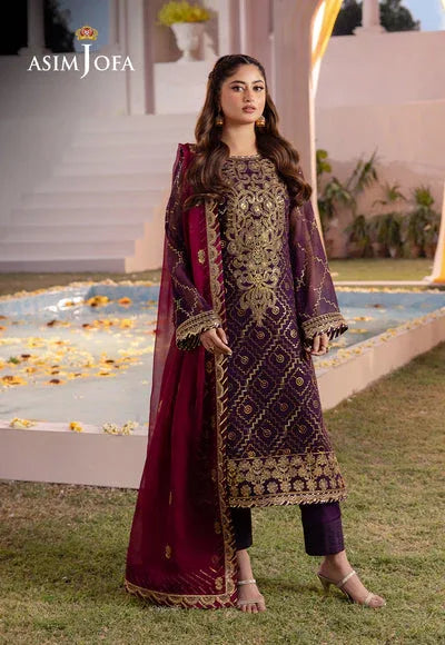 Asim Jofa | Dhanak Rang Collection | AJCF-02 - Rang-e-Khaas
