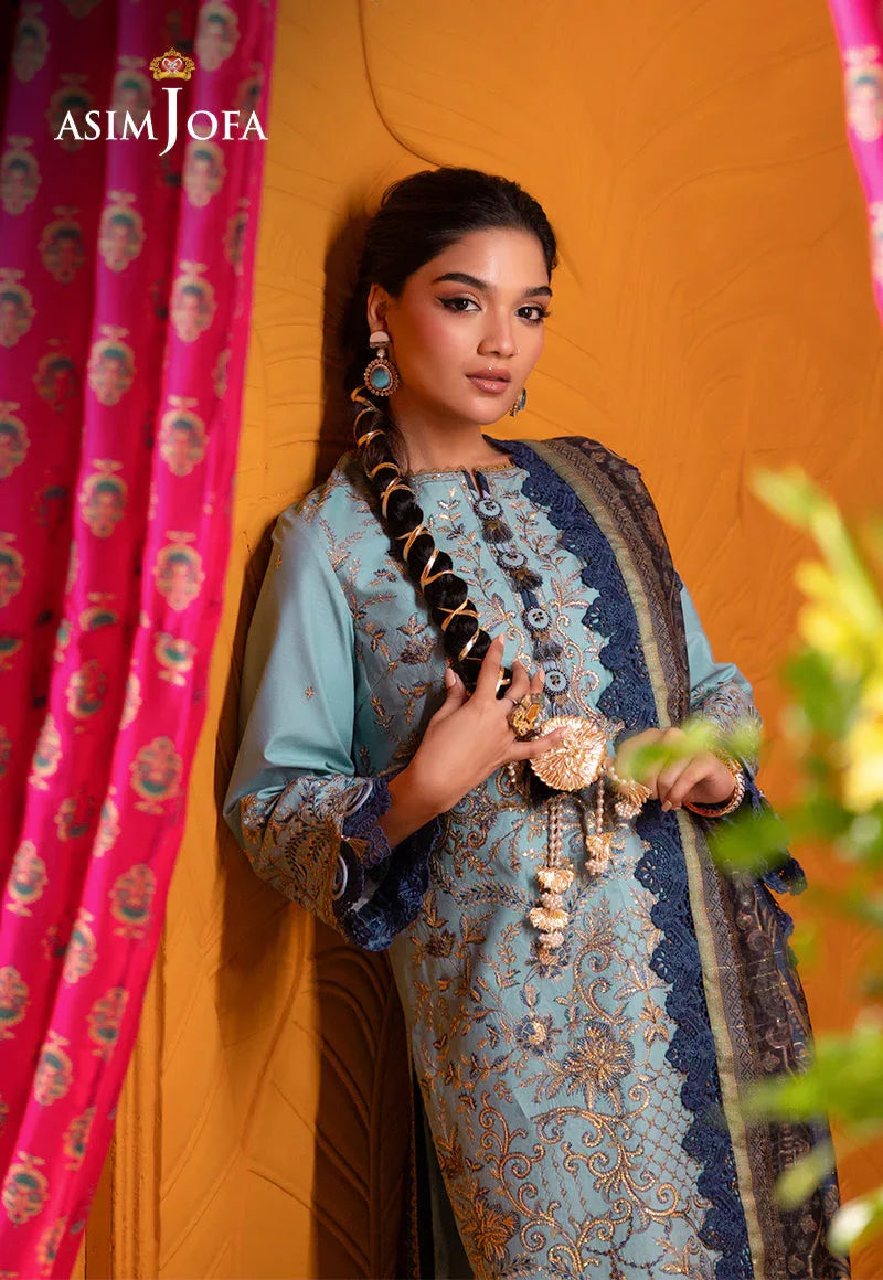 Asim Jofa | Asra Festive Essentials | AJRA-12 - Rang-e-Khaas