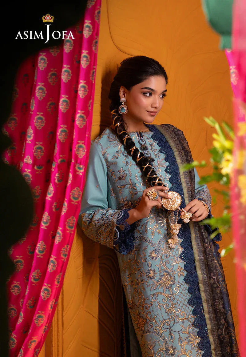 Asim Jofa | Asra Festive Essentials | AJRA-12 - Rang-e-Khaas