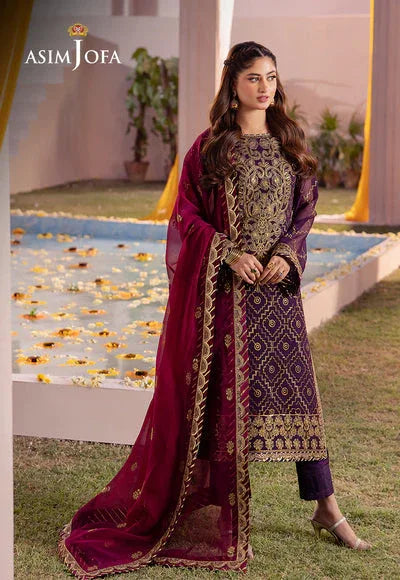 Asim Jofa | Dhanak Rang Collection | AJCF-02 - Rang-e-Khaas