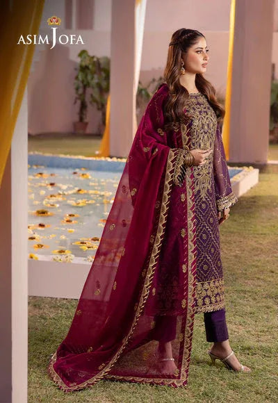 Asim Jofa | Dhanak Rang Collection | AJCF-02 - Rang-e-Khaas