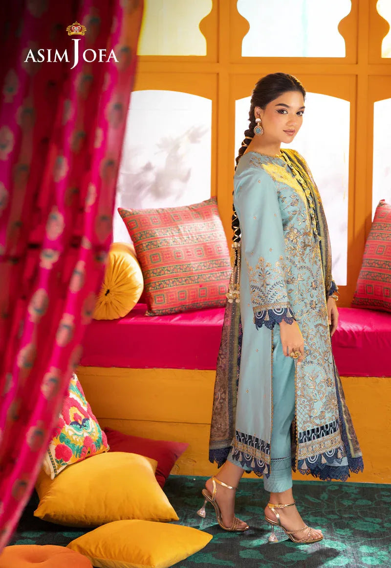 Asim Jofa | Asra Festive Essentials | AJRA-12 - Rang-e-Khaas