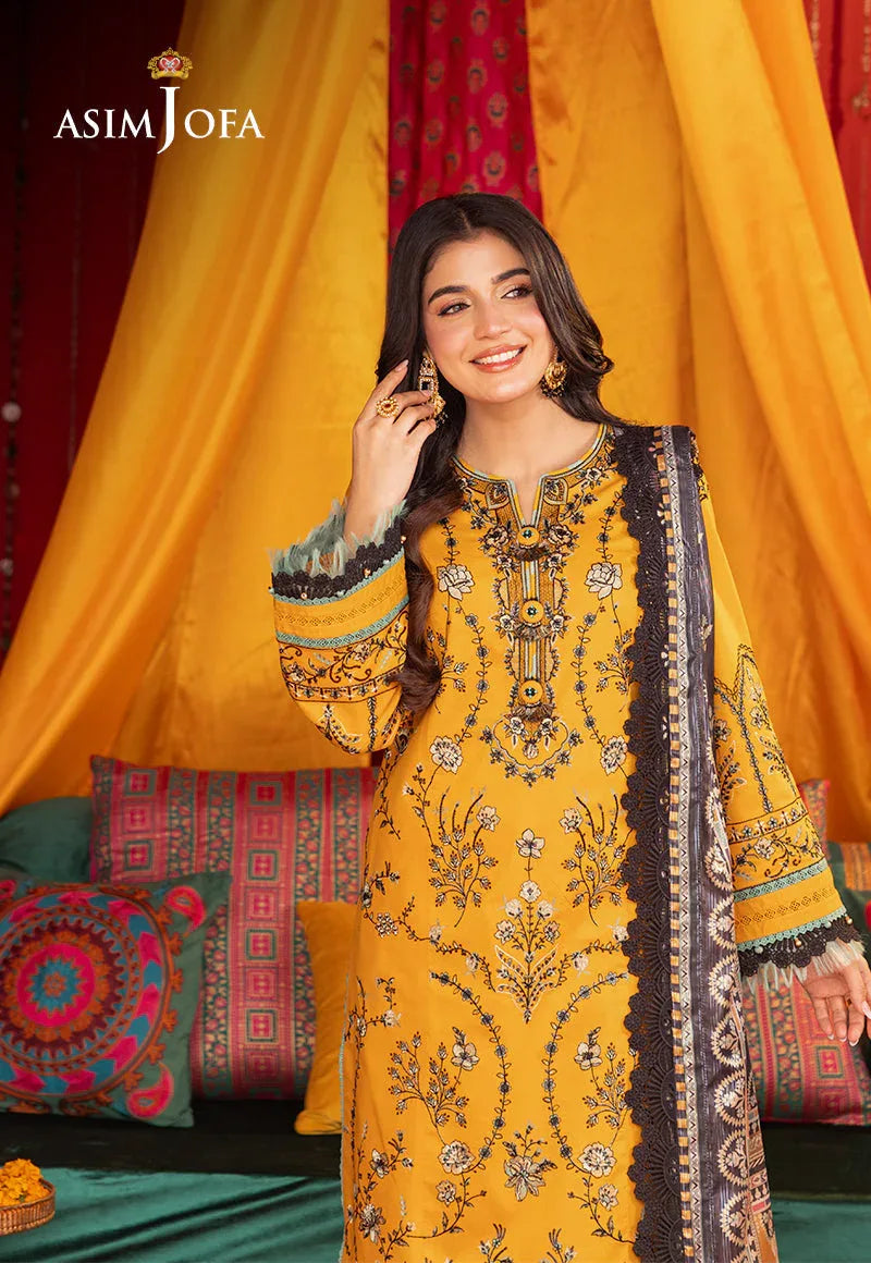 Asim Jofa | Asra Festive Essentials | AJRA-07 - Rang-e-Khaas